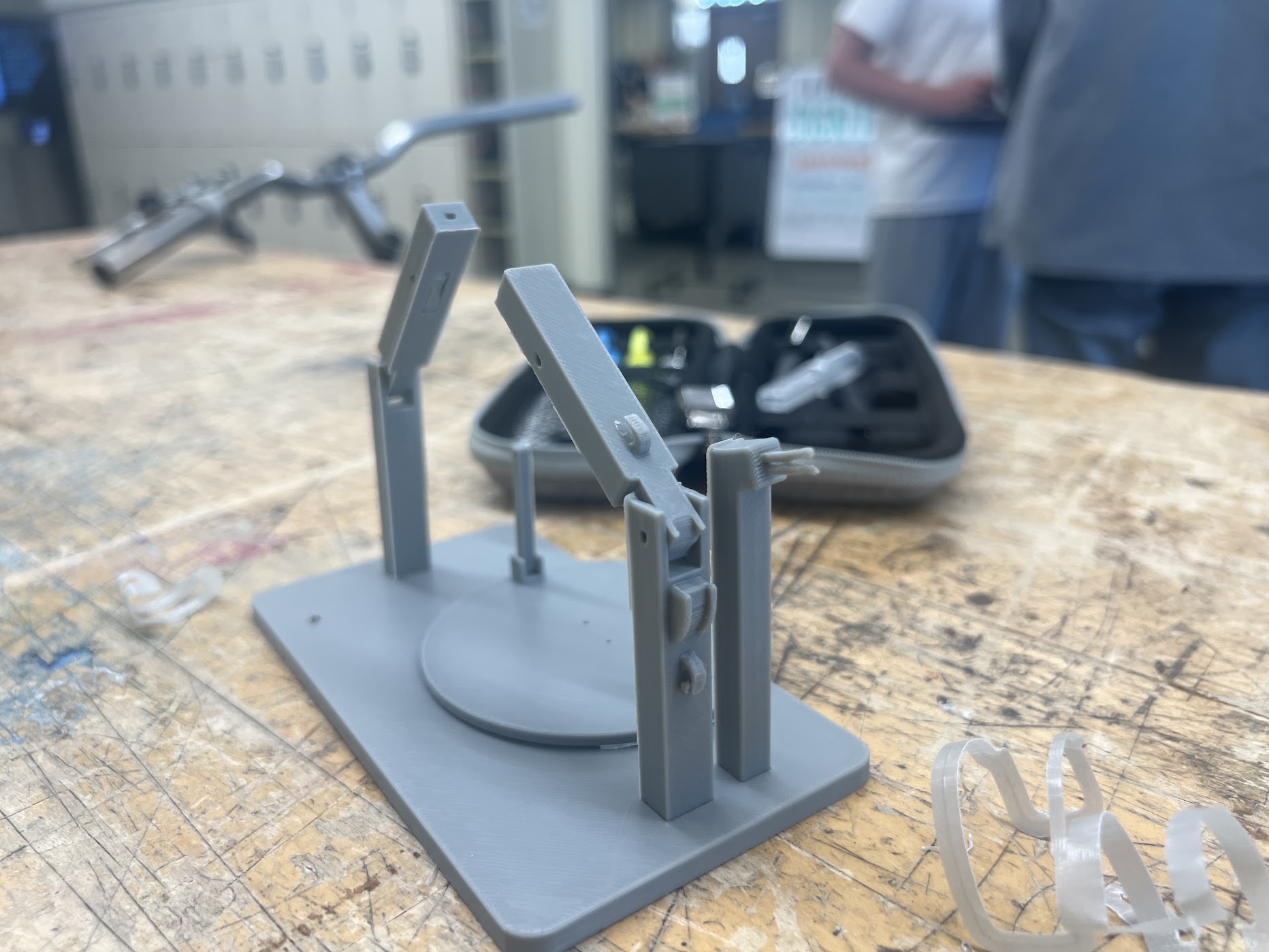 Photo of 3D printed assembly.